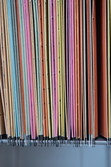 Important documents in files placed in the filing cabinet