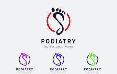 Podiatry  Circle Logo Design - Vector File