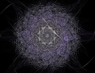 Abstract design made of sacred symbols signs geometry and designs on the subject of astrology alchemy magic