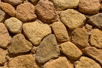 wall of edifice made of stones