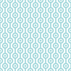 Muster Punkte/Kreise/Streifen Blau/Weiß