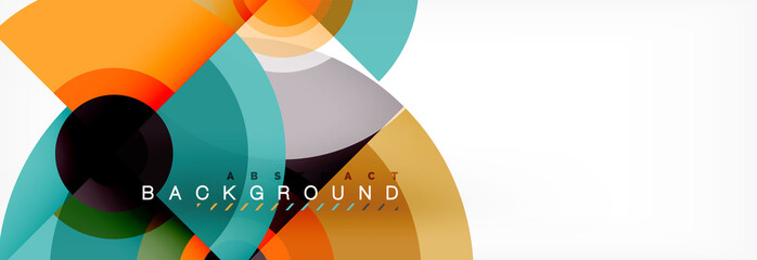 Abstract background circle design