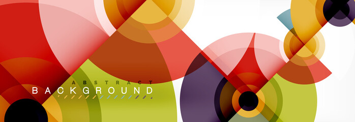 Obraz premium Modern circle background