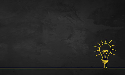 Chalkboard Light Bulb © Indiloo