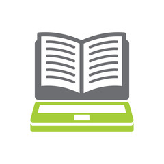 E-Education icon on white background for graphic and web design, Modern simple vector sign. Internet concept. Trendy symbol for website design web button or mobile app