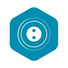 Button icon. Simple illustration of button vector icon for web