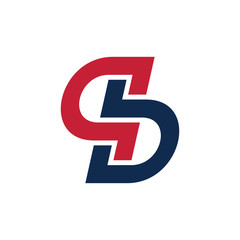 Obraz premium Initial SGB logo design template