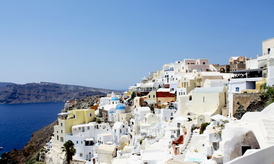 view of santorini greece