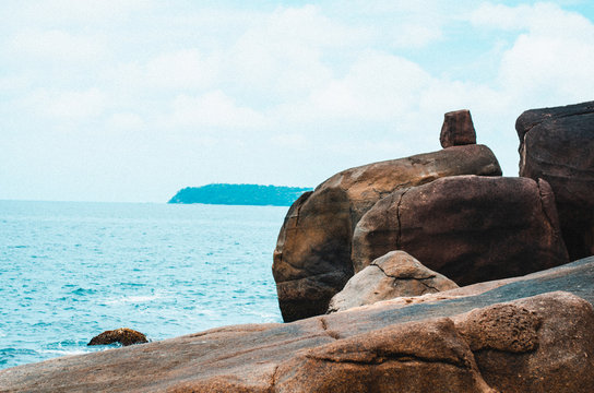 rocks on the beach