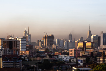 Fototapeta na wymiar Nairobi City Skyline