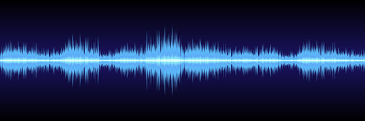 horizontal abstract sound wave design for pattern and background