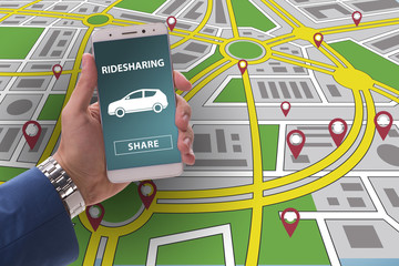 Concept of car ordering online