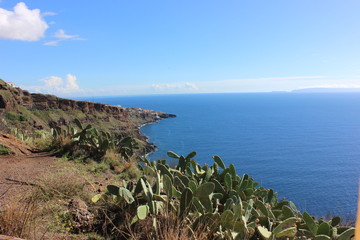Vista del versante ovest del'isola