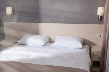 Comfort bedroom in luxury style  interior the morning