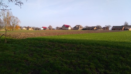 Obraz premium landscape village