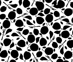 seamless pattern with leaves