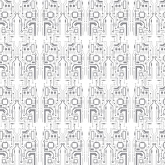 Background microcircuits and a processor .Technologies of the future - vector.