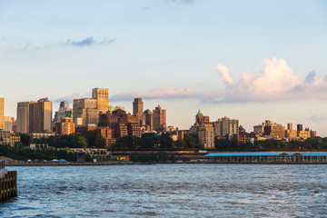 Skyline of Newport in New York City, USA