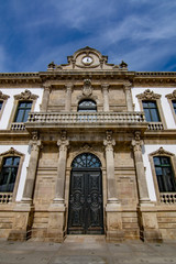 Fototapeta na wymiar Facade of the Town Hall of the city of Pontevedra