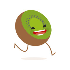 kiwi fondo blanco