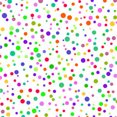 The colourful   confetti on a white background.       