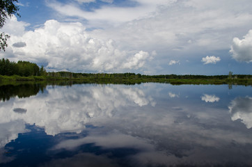 lake and sky