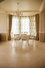 Table and chairs in the living room