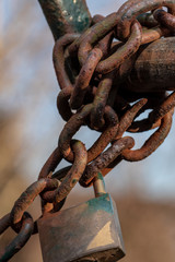 rostige Kette