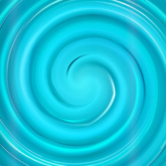 Beautiful blue Cosmetic Cream smears. Eyeshadow template, Lasting powder top view. Colorful swatch, bio cosmetics backdrop.