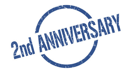 2nd anniversary stamp