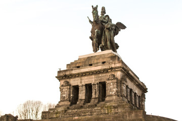 Obraz premium statue Koblenz deutsches Eck