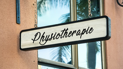 Schild 341 - Physiotherapie