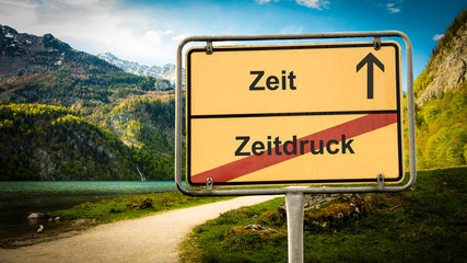 Schild 379 - Zeit