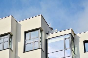Modern complex of apartment residential buildings