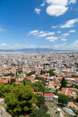 Aerial view of Athens, the capital of Greece