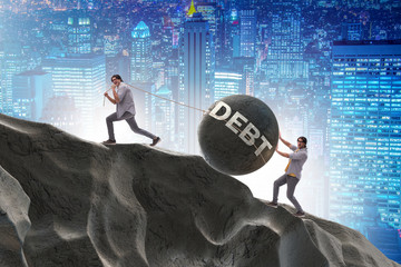 Concept of student loan and expensive education