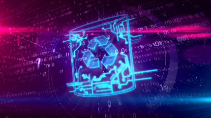 Deleting data with computer trash