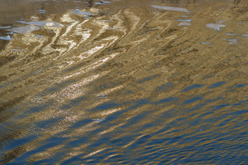 Textured Water in the River