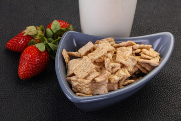 Wheat flakes for breakfast