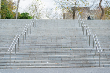 empty staircase outside