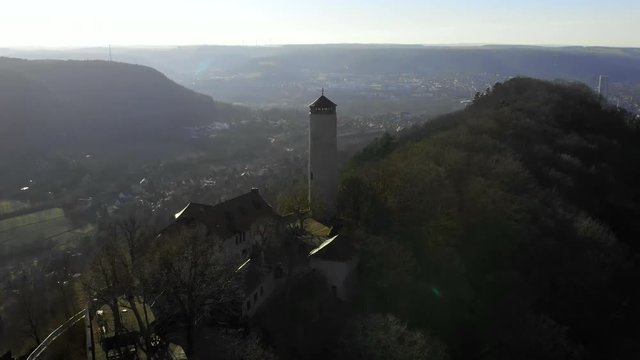 Fuchsturm in Jena in February