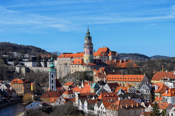 Obraz premium Krumlov town in South Bohemia