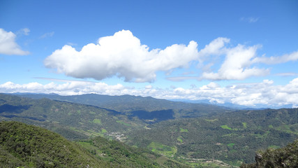 Naklejka premium panoramic view of all the high gera