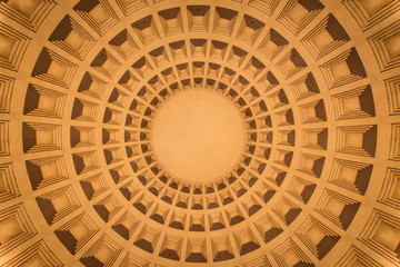 Ceiling dome, circular pattern