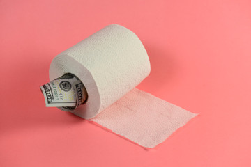 American dollar bill, saving concept