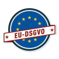EU-DSGVO label illustration
