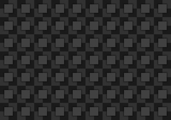 Abstract background composed of squares in grey shades, simple vector widescreen background