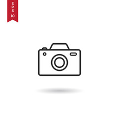 Photo Camera icon vector