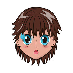 face boy anime expression facial