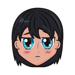 face boy anime expression facial